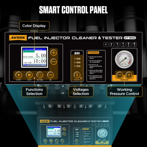 AUTOOL CT500 - Industrijski perač i tester injektora GDI/EFI/FSI