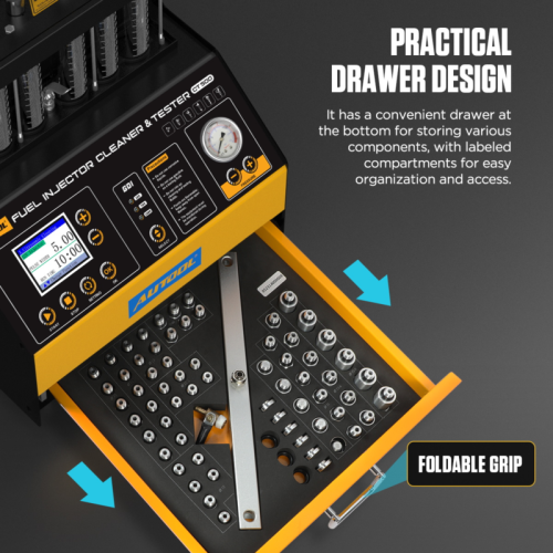 AUTOOL CT500 - Industrijski perač i tester injektora GDI/EFI/FSI