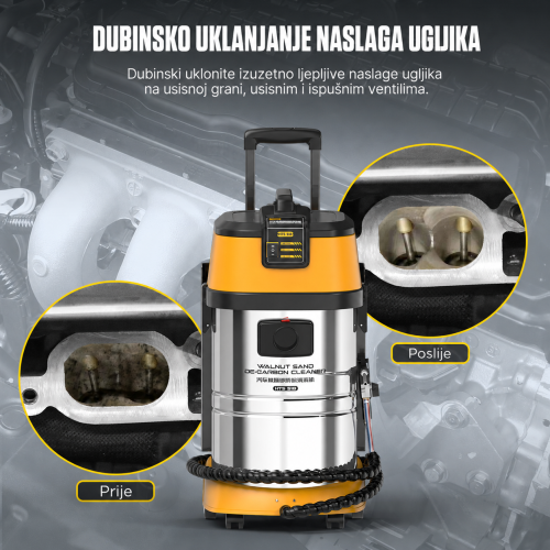 AUTOOL HTS518 Pjeskarilica za čišćenje ventila granulatom orahove ljuske