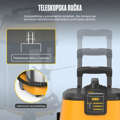 AUTOOL HTS518 Pjeskarilica za čišćenje ventila granulatom orahove ljuske