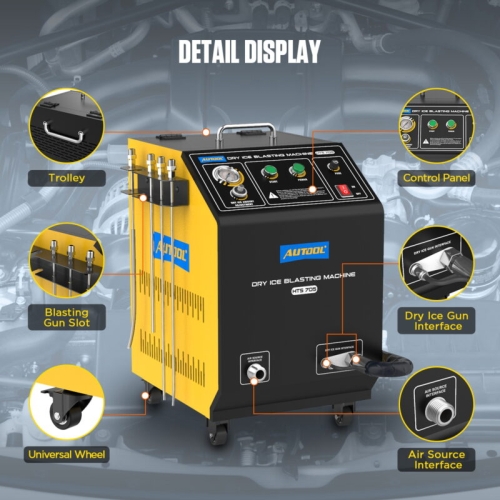 AUTOOL HTS705 Stroj za pjeskarenje suhim ledom