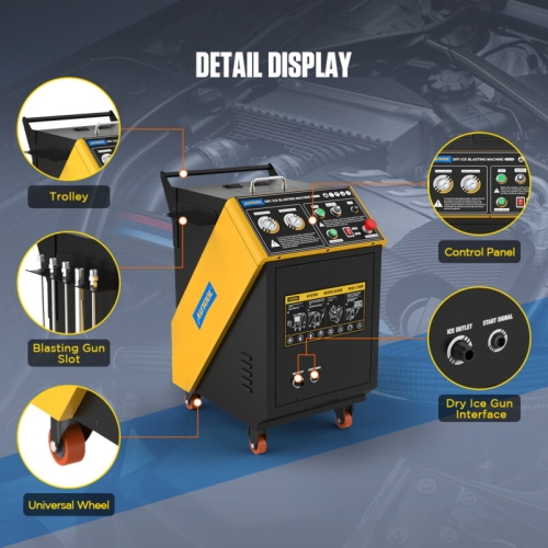 AUTOOL HTS709 Stroj za pjeskarenje suhim ledom