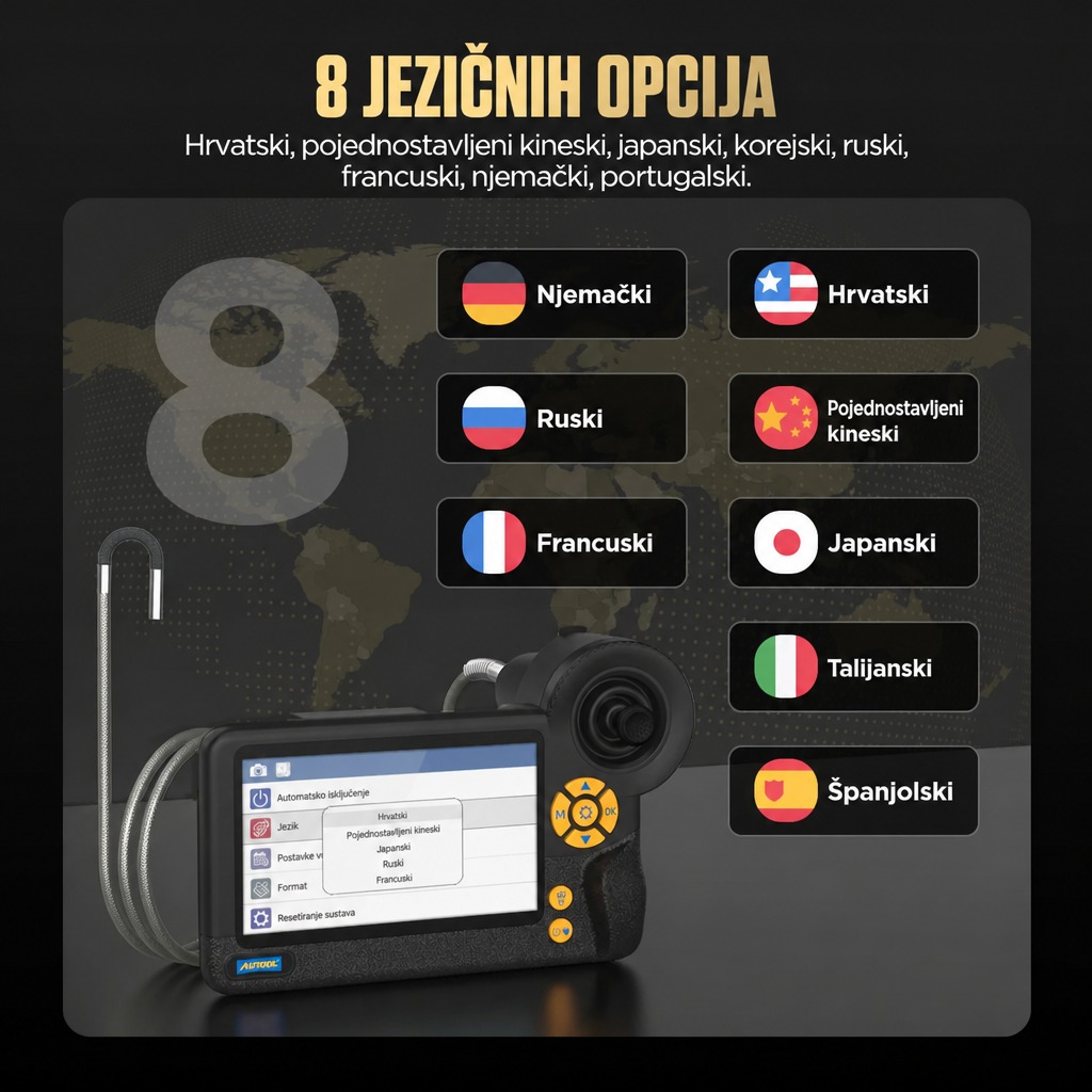 Odabir jezika izbornika