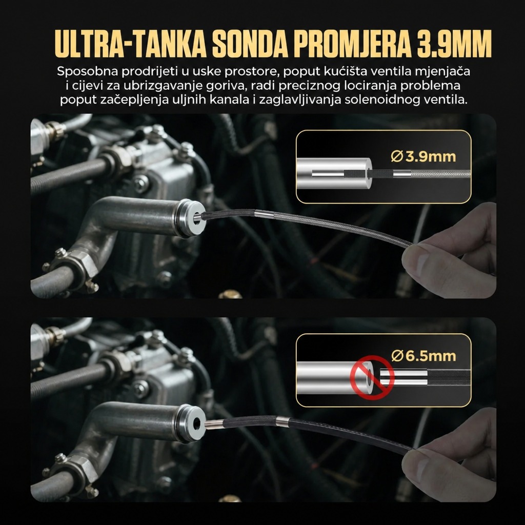 Ultra-tanka sonda 3,9 mm