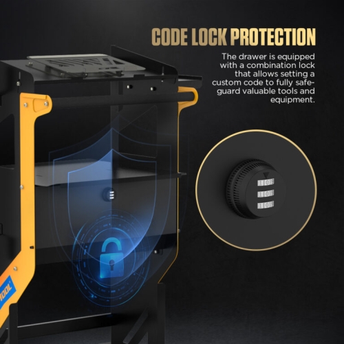 AUTOOL T23 Tier transportna kolica s kotačima i ručkom