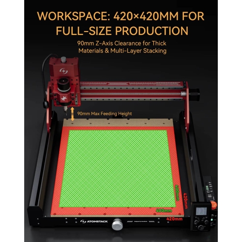 Atomstack C4 Pro CNC glodalica + pribor
