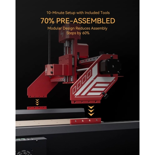 Atomstack C4 Pro CNC glodalica + pribor