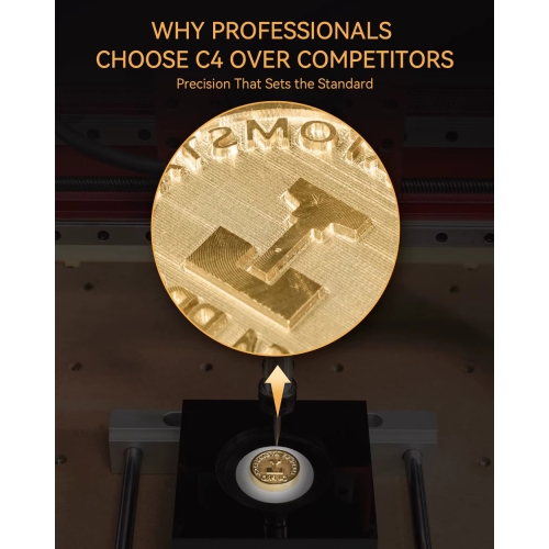 Atomstack C4 Pro CNC glodalica + pribor