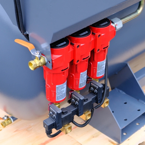 3-u-1 vijčani kompresor 15 kW | 2300 l/min | Spremnik od 500 l i odvlaživač zraka