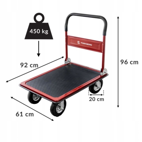 Transportna i skladišna kolica max 450kg