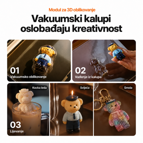 xTool 3D Form — izrada vakuumskih kalupa xTool 3D Form — izrada vakuumskih kalupa