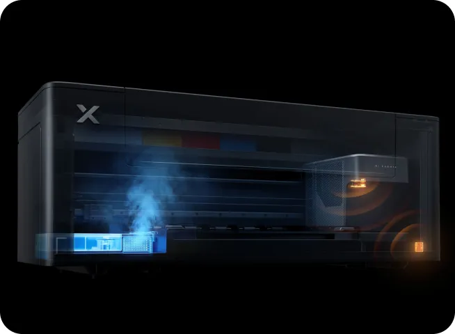 Detalj konstrukcije uređaja xTool Apparel Printer Plus