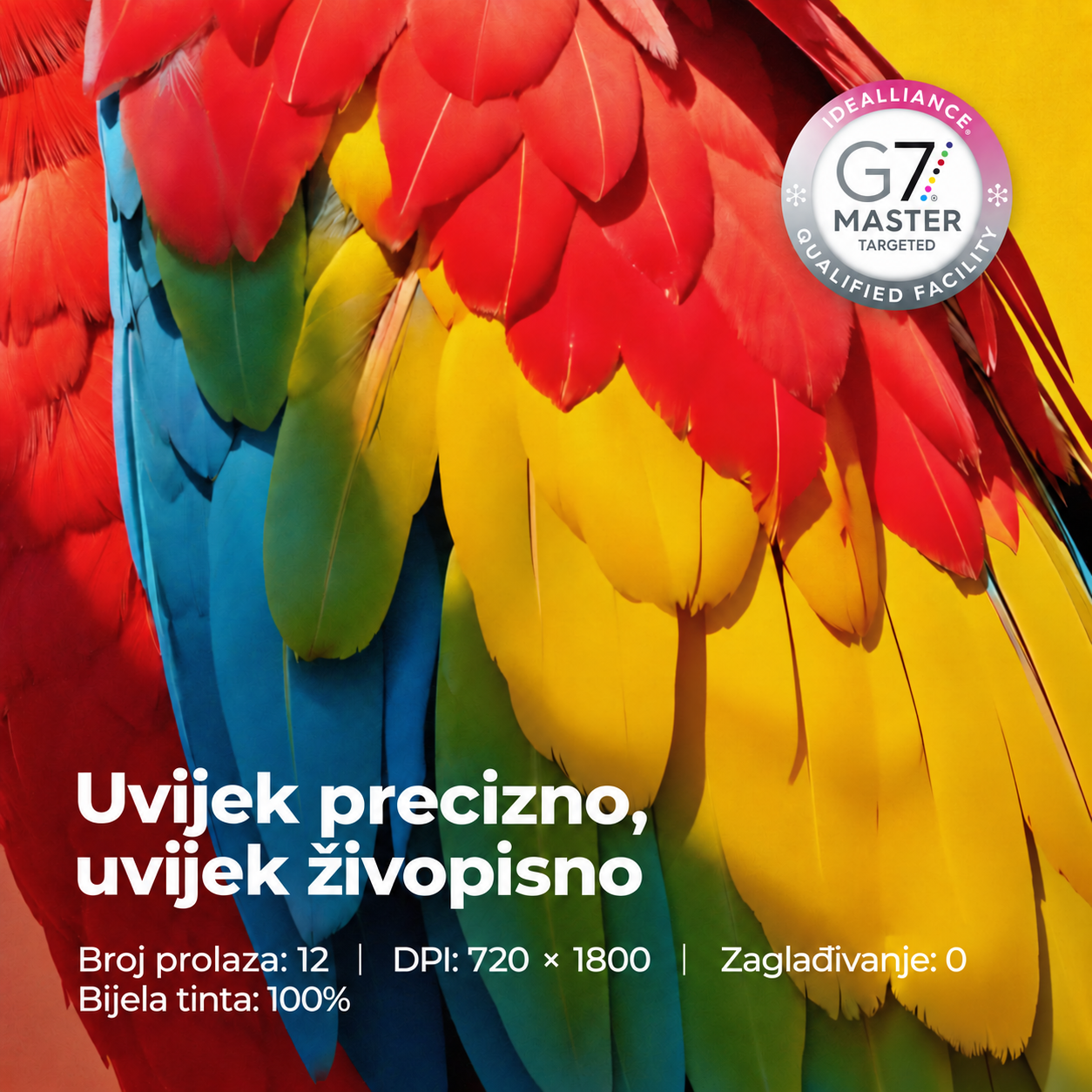 Dosljednost boja G7 u DTF ispisu