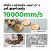xTool F1 Ultra — dvulaserski graver 20 W: vlaknasti i diodni laser