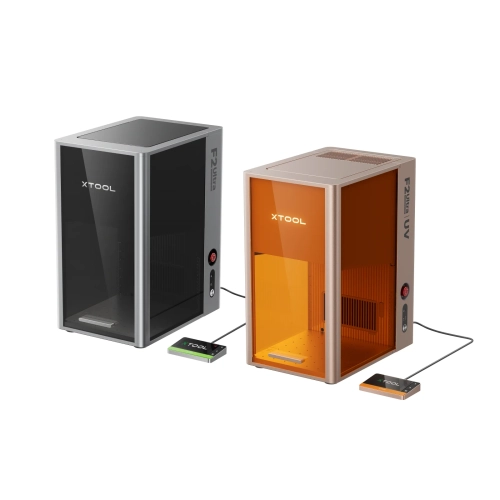 xTool F2 Ultra MOPA + UV — komplet: 60 W, 220 × 220 mm + 5 W, 200 × 200 mm (opcionalni diodni laser 40 W)