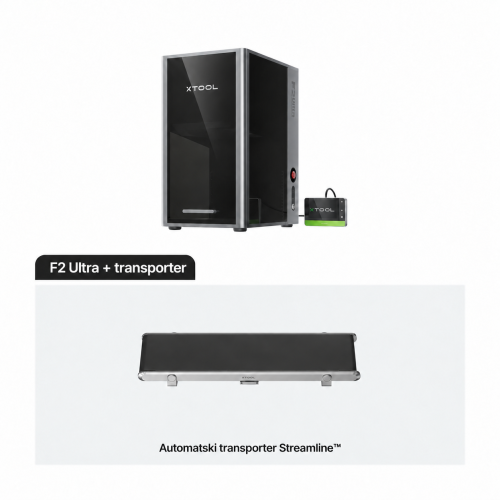 xTool F2 Ultra — dvulaserski graver MOPA 60 W + diodni laser 40 W