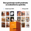 xTool F2 — prijenosni laserski graver IR 5 W + diodni laser 15 W, radna površina 115 × 115 mm