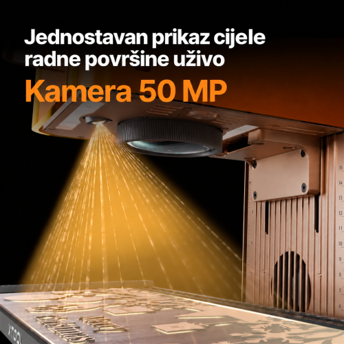 xTool F2 — prijenosni laserski graver IR 5 W + diodni laser 15 W, radna površina 115 × 115 mm