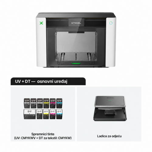 xTool O1 Omni Printer — UV, UV DTF, DTG i DTF pisač 4 u 1