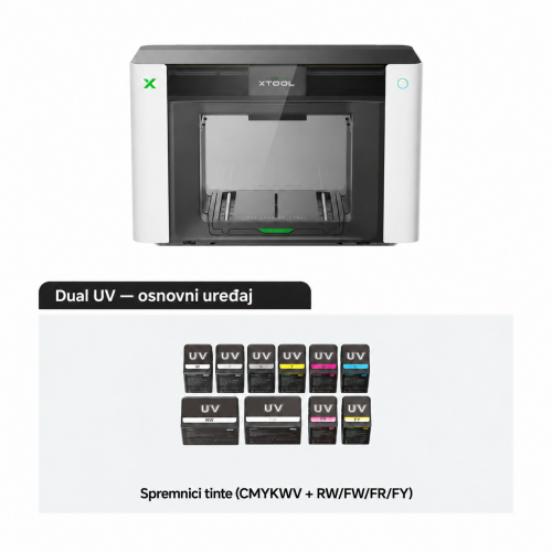 xTool O1 Omni Printer — UV, UV DTF, DTG i DTF pisač 4 u 1