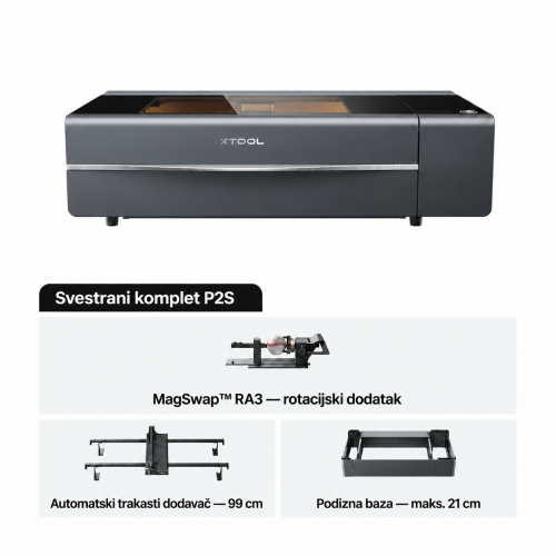 xTool P2S — univerzalni komplet