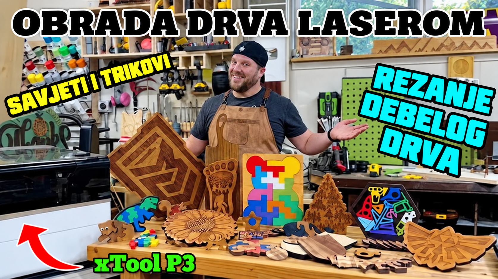 Six Eight Woodworks predstavlja xTool P3
