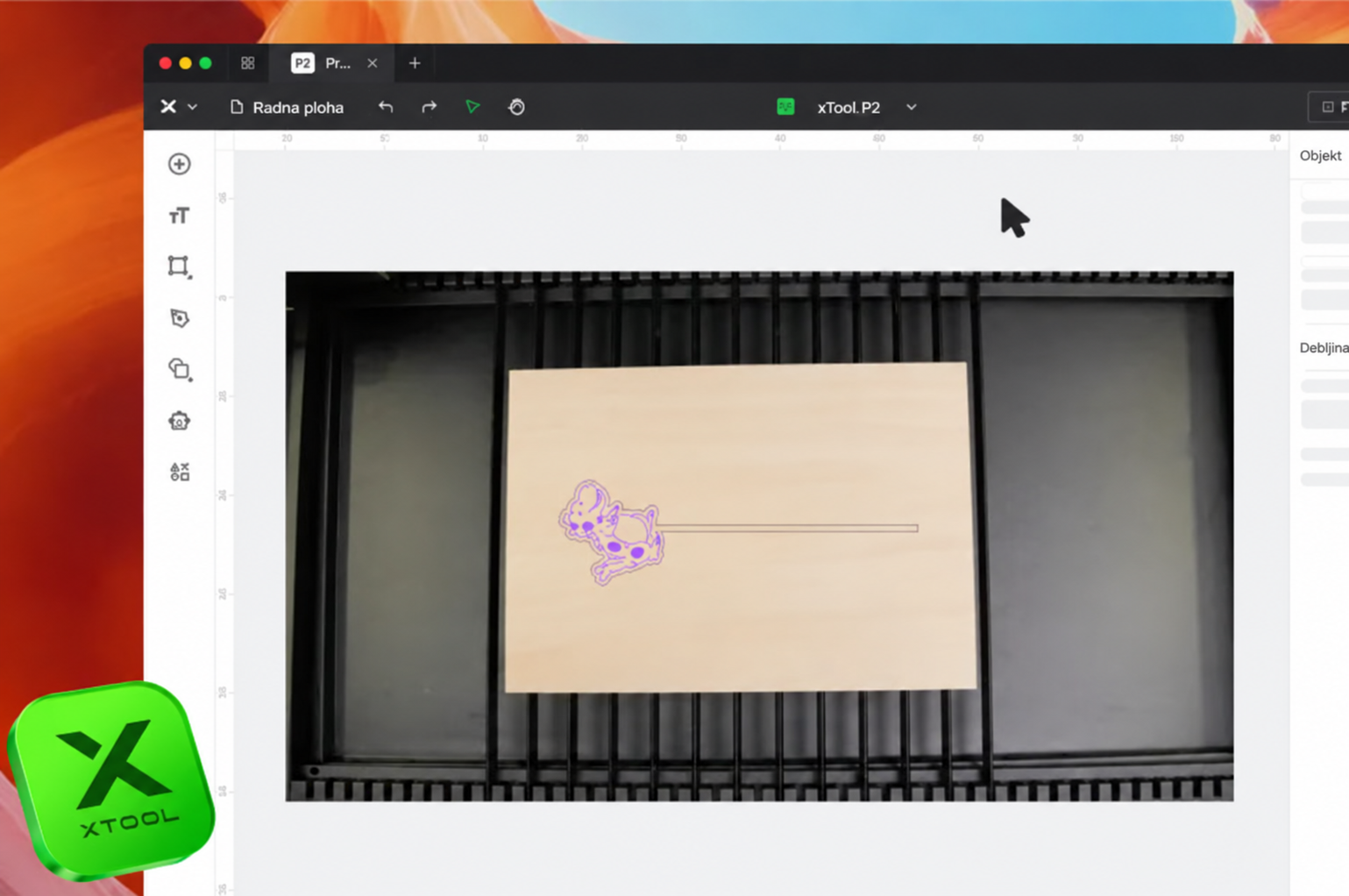 xTool Studio za pripremu projekata