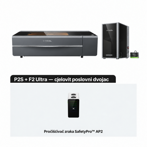 xTool serija P + F — učinkovit poslovni duo