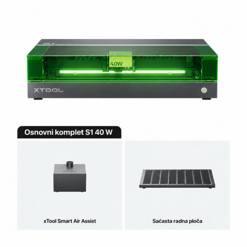 xTool S1 — zatvoreni diodni laserski rezač i graver