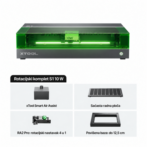 xTool S1 — zatvoreni diodni laserski rezač i graver
