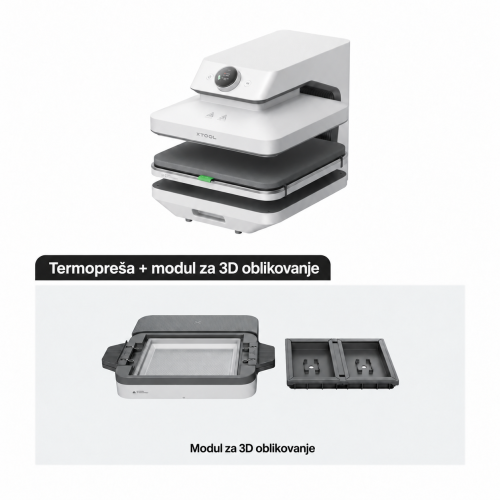 xTool WonderPress 3D — modularna automatska termopreša